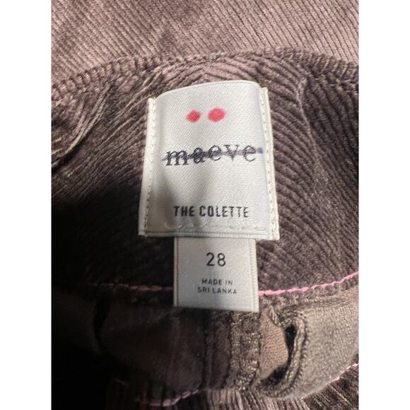 New Anthropologie Maeve Size 28 Petite Colette Cropped Corduroy Wide Leg Pants - Picture 8 of 10